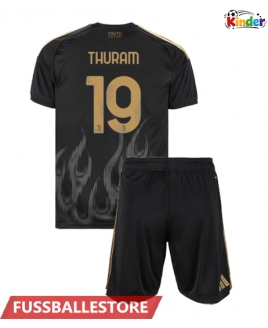Günstige Juventus Khephren Thuram #19 3rd trikot Kinder 2026-27 Kurzarm (+ Kurze Hosen)